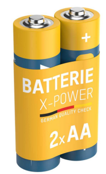 2er Folie ANSMANN® X-Power Alkaline Batterie Mignon AA / LR6